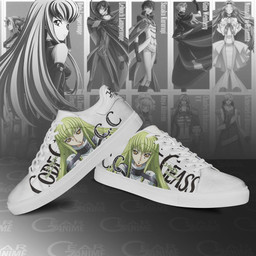 Code Geass C.C. Skate Shoes Custom Anime Shoes - 3 - GearOtaku