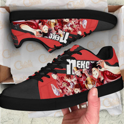 Haikyu Nekoma Skate Shoes Black Haikyu!! Custom Anime Shoes - 3 - GearOtaku