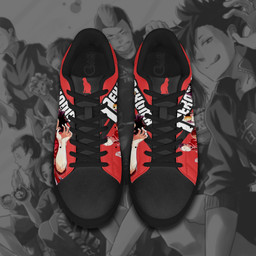 Haikyu Nekoma Skate Shoes Black Haikyu!! Custom Anime Shoes - 4 - GearOtaku