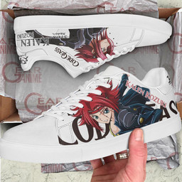 Code Geass Kalen Kozuki Skate Shoes Custom Anime Shoes - 2 - GearOtaku
