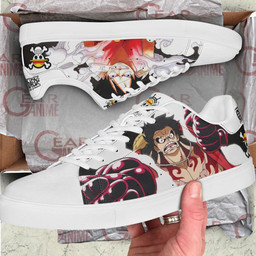 Monkey D Luffy Skate Shoes One Piece Custom Anime Shoes - 4 - GearOtaku