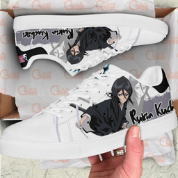Rukia Kuchiki Skate Sneakers Custom Anime Bleach Shoes - 2 - GearOtaku