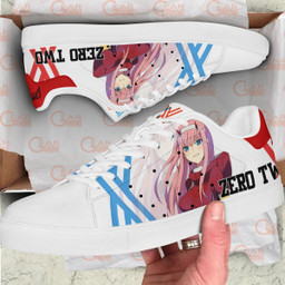 Darling in the Franxx Zero Two Code:002 Skate Sneakers Custom Anime Shoes - 2 - GearOtaku