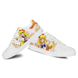 Sailor Venus Skate Sneakers Custom Anime Sailor Moon Shoes - 3 - GearOtaku