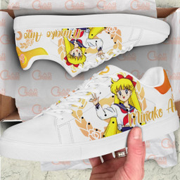 Sailor Venus Skate Sneakers Custom Anime Sailor Moon Shoes - 2 - GearOtaku