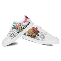 Chopper Skate Sneakers Custom Anime One Piece Shoes - 3 - GearOtaku