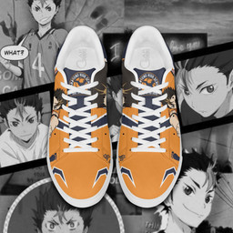 Yu Nishinoya Skate Shoes Custom Haikyuu Anime Shoes - 4 - GearOtaku