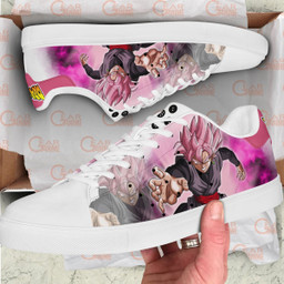 Dragon Ball Goku Black Rose Skate Sneakers Custom Anime Shoes - 2 - GearOtaku