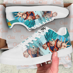 Dragon Ball Goku Blue Skate Sneakers Custom Anime Shoes - 2 - GearOtaku