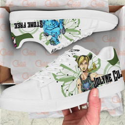Jolyne Kujoh Skate Sneakers Custom Anime Jojo's Bizarre Adventure Shoes - 2 - GearOtaku