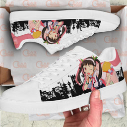 Mayoi Hachikuji Skate Sneakers Custom Anime Bakemonogatari Shoes - 2 - GearOtaku