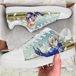 Violet Evergarden Skate Shoes Custom Anime Shoes For Fan - 2 - GearOtaku