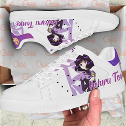 Sailor Saturn Skate Sneakers Custom Anime Sailor Moon Shoes - 2 - GearOtaku