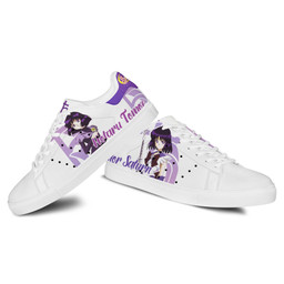 Sailor Saturn Skate Sneakers Custom Anime Sailor Moon Shoes - 3 - GearOtaku