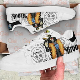 Brook Skate Sneakers Custom Anime One Piece Shoes - 2 - GearOtaku