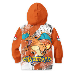 Charizard Kids Hoodie Custom Manga Anime Clothes PT2303 Gear Otaku