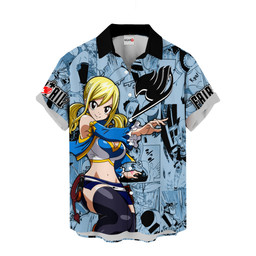 Lucy Heartfilia Hawaiian Shirts Custom Anime Clothes NTT1503 NTT150323303A-2-Gear-Otaku