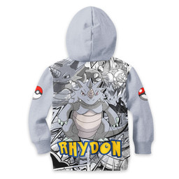Rhydon Kids Hoodie Custom Manga Anime Clothes PT2303 Gear Otaku