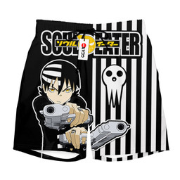 Soul Eater Death the Kid Short Pants Custom Anime Merch NTT1503 NTT150323801B-2-Gear-Otaku