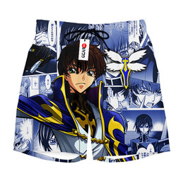 Code Geass Suzaku Kururugi Short Pants Custom Anime Merch NTT2403 NTT240323102B-2-Gear-Otaku