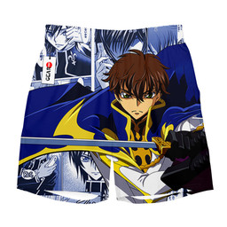 Code Geass Suzaku Kururugi Short Pants Custom Anime Merch NTT2403 NTT240323102B-3-Gear-Otaku