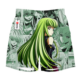 Code Geass C.C. Short Pants Custom Anime Merch NTT2403 NTT240323101B-3-Gear-Otaku