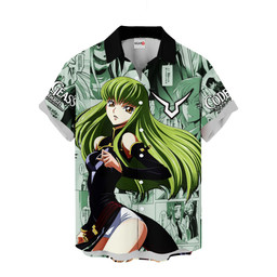 Code Geass C.C. Hawaiian Shirts Custom Anime Clothes NTT2403 NTT240323101A-2-Gear-Otaku