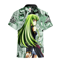 Code Geass C.C. Hawaiian Shirts Custom Anime Clothes NTT2403 NTT240323101A-3-Gear-Otaku
