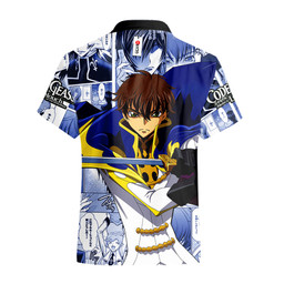 Code Geass Suzaku Kururugi Hawaiian Shirts Custom Anime Clothes NTT2403 NTT240323102A-3-Gear-Otaku