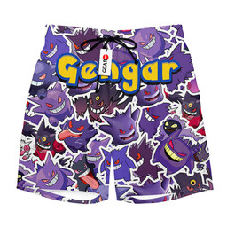 Gengar Short Pants Custom Pokemon Anime Merch NTT2403 NTT240323304B-2-Gear-Otaku