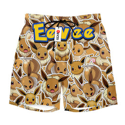 Eevee Short Pants Custom Pokemon Anime Merch NTT2403 NTT240323309B-2-Gear-Otaku