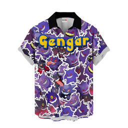 Gengar Hawaiian Shirts Custom Pokemon Anime Clothes NTT2403 NTT240323304A-2-Gear-Otaku
