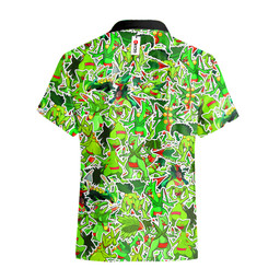 Sceptile Hawaiian Shirts Custom Anime Clothes NTT2403 NTT2403233028A-3-Gear-Otaku