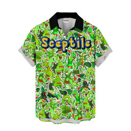 Sceptile Hawaiian Shirts Custom Anime Clothes NTT2403 NTT2403233028A-2-Gear-Otaku