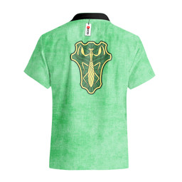 Green Mantis Hawaiian Shirts Custom Black Clover Anime Clothes NTT2403 NTT240323506A-3-Gear-Otaku