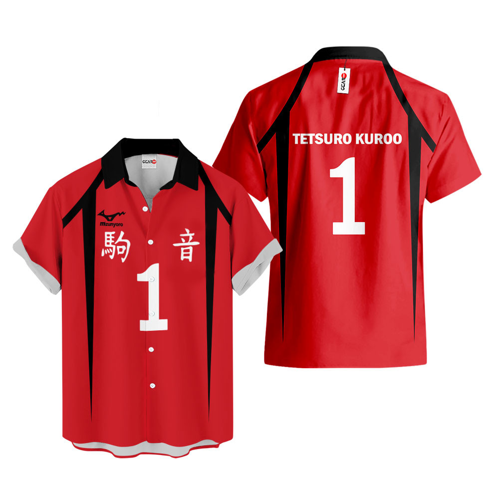 Kei Tsukishima Hawaiian Shirts Custom Anime Clothes NTT1004-1-gear otaku