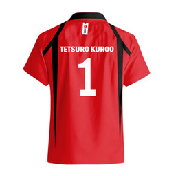 Tetsuro Kuroo Hawaiian Shirts Custom Anime Clothes NTT1004 NTT100423105A-3-Gear-Otaku