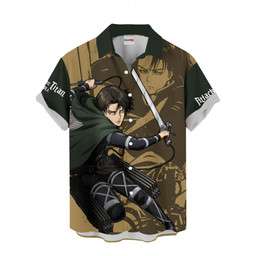 Levi Ackerman Hawaiian Shirts Custom Anime Clothes NTT1904-1-gear otaku