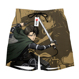 Levi Ackerman Short Pants Custom Anime Merch NTT1904 NTT190423201B-2-Gear-Otaku