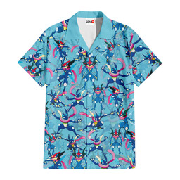 Greninja Hawaiian Shirts Custom Anime Merch Clothes NTT1005 NTT1005237014-2-Gear-Otaku