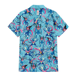 Greninja Hawaiian Shirts Custom Anime Merch Clothes NTT1005 NTT1005237014-3-Gear-Otaku
