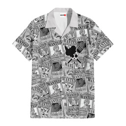 Vinsmoke Sanji Wanted Anime Hawaiian Shirts Custom Manga Merch Clothes NTT1605 NTT160523103-2-Gear-Otaku