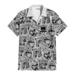 Sabo Wanted Anime Hawaiian Shirts Custom Manga Merch Clothes NTT1605 NTT1605231018-2-Gear-Otaku