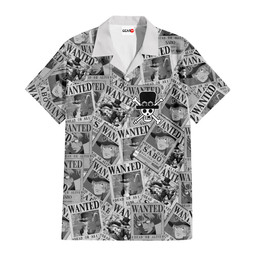 Sabo Wanted Anime Hawaiian Shirts Custom Manga Merch Clothes NTT1605 NTT1605231018-2-Gear-Otaku