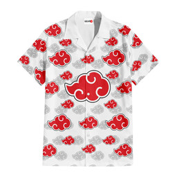 Akatsuki White Hawaiian Shirts Custom Anime Merch Clothes NTT1005 NTT100523101B-2-Gear-Otaku