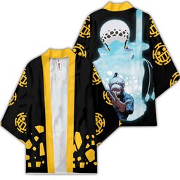 Trafalgar Law Kimono Anime One Piece Otaku Merch Clothes - Gear Otaku