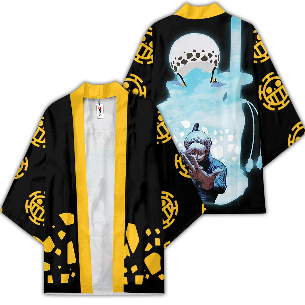 Trafalgar Law Kimono Anime One Piece Otaku Merch Clothes - Gear Otaku