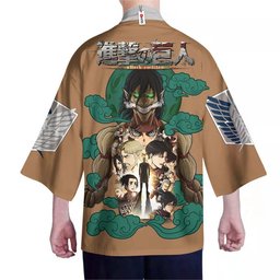 Attack Titan Kimono Custom Anime Attack On Titan Merch Clothes - Gear Otaku