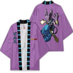 Beerus Kimono Custom Anime Dragon Ball Z Merch Clothes-1-gear otaku