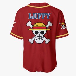 Monkey D. Luffy Symbol Anime Jersey Shirt Custom Merch Clothes VA1605 Gear Otaku